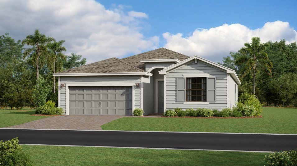 Elevation D - A ranch-inspired exterior