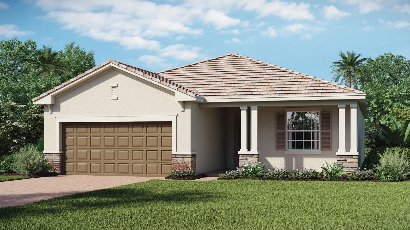 Elevation C - Venice contemporary exterior