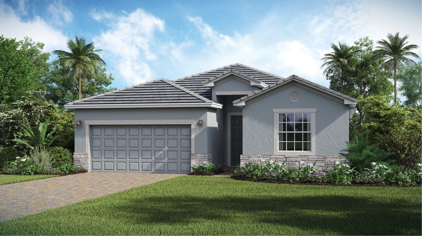 Elevation C - Trevi American-inspired exterior