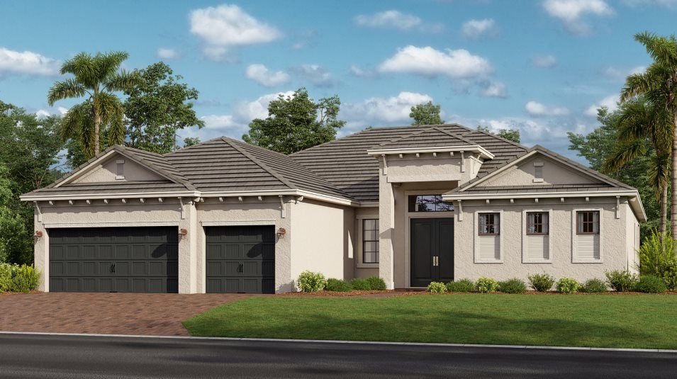 Elevation D - A ranch-inspired exterior