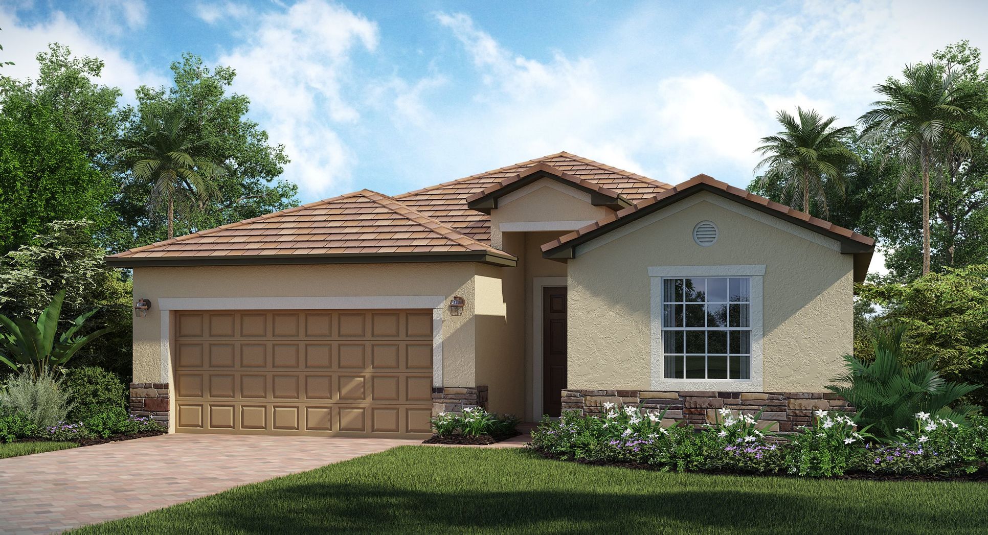 Elevation C - Hampton Lakes At River Hall Trevi C