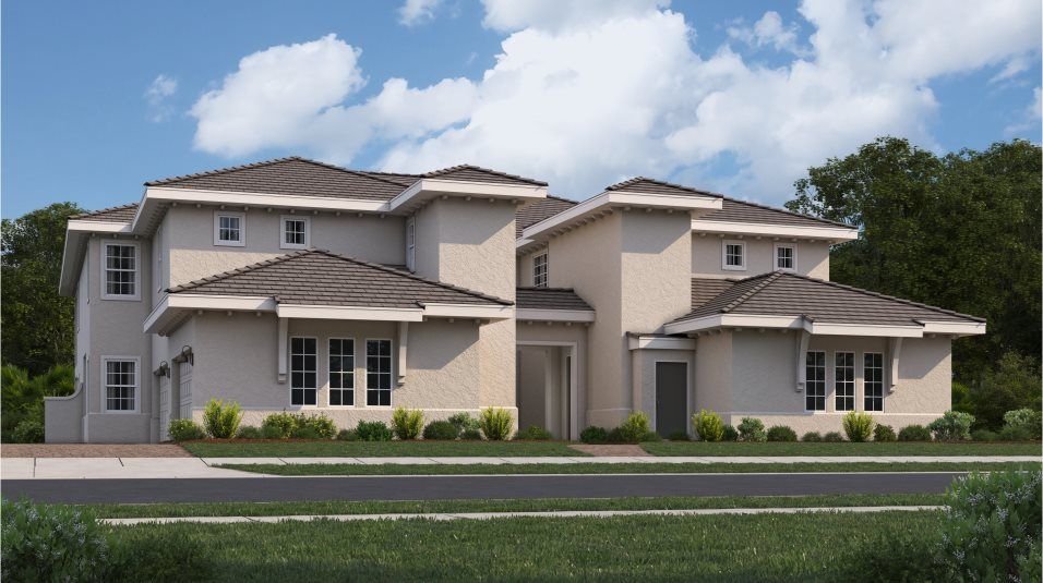 Elevation A - A minimalist exterior