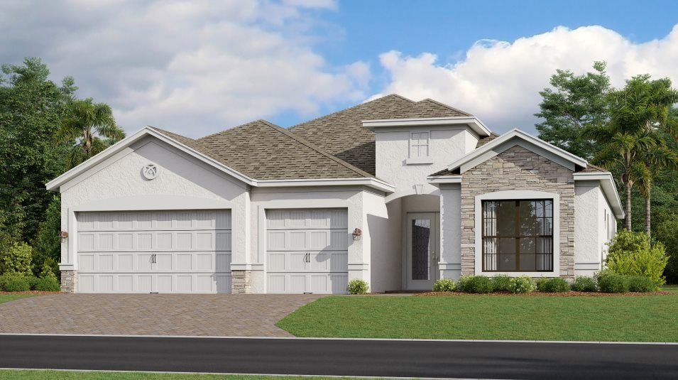 Elevation C - A classic-inspired exterior