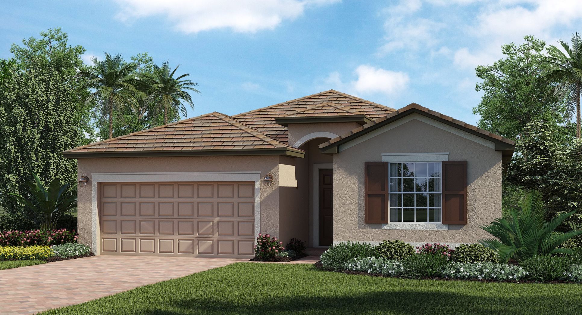 Elevation A - Hampton Lakes At River Hall Trevi A