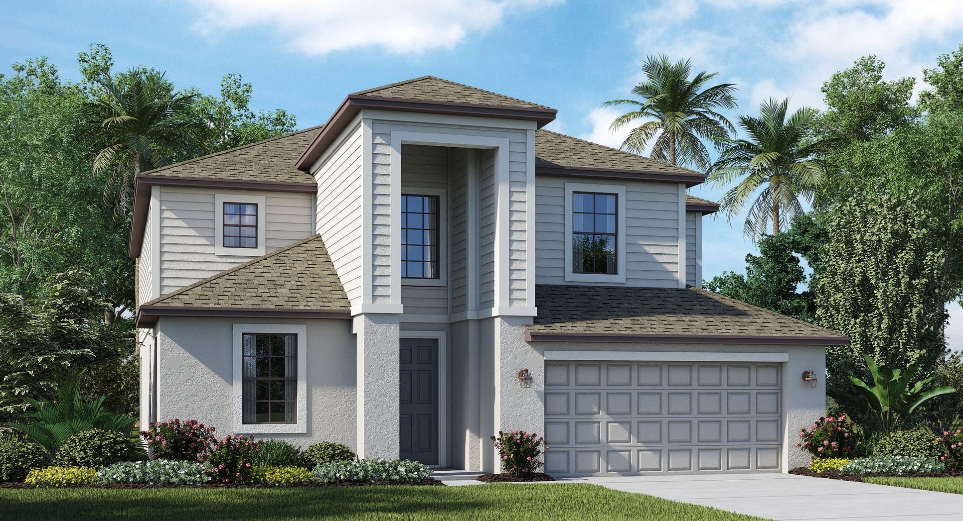Elevation AS - A modern coastal exterior rendering of Amalfi