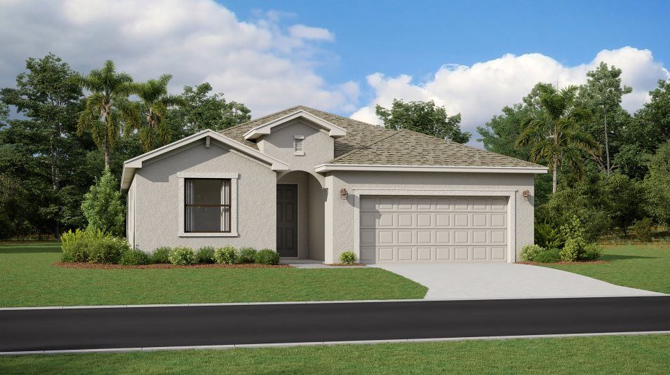 Elevation C - A modern-inspired exterior