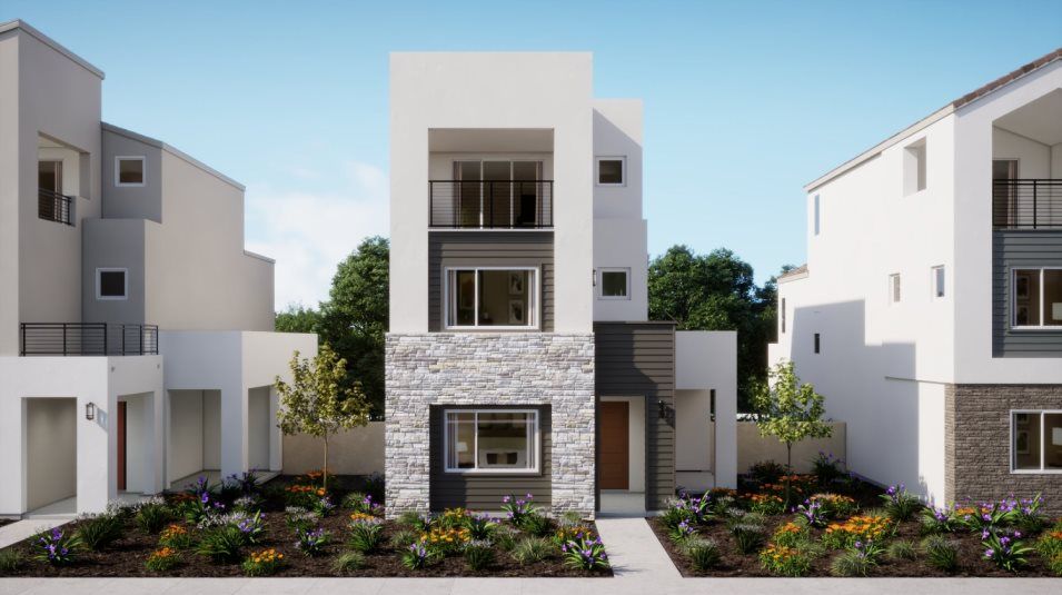 Elevation A - Transitional-style home image