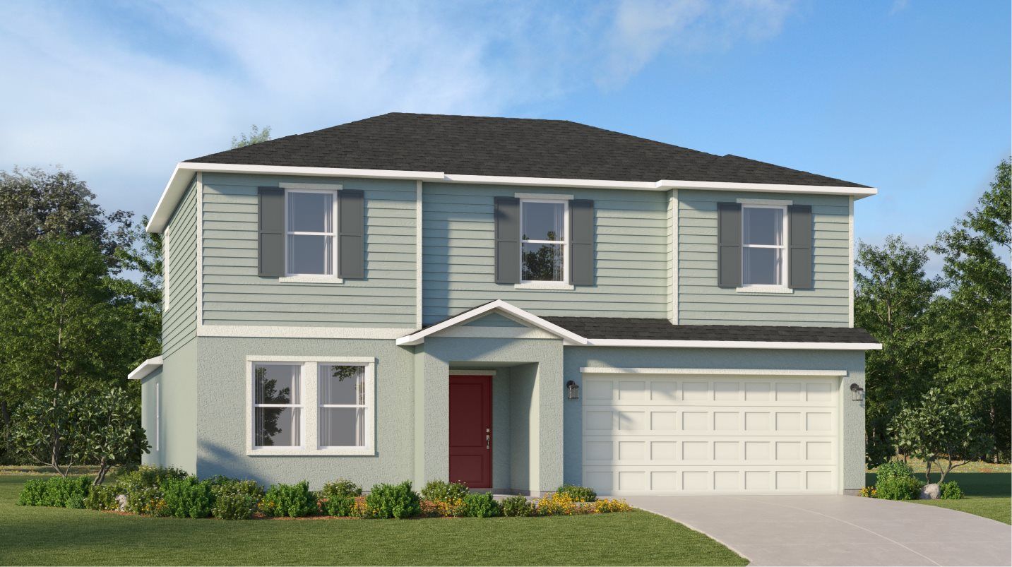 Elevation B - Exterior Rendering