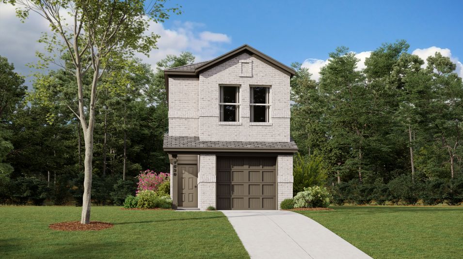 Elevation B - Aubrey Exterior