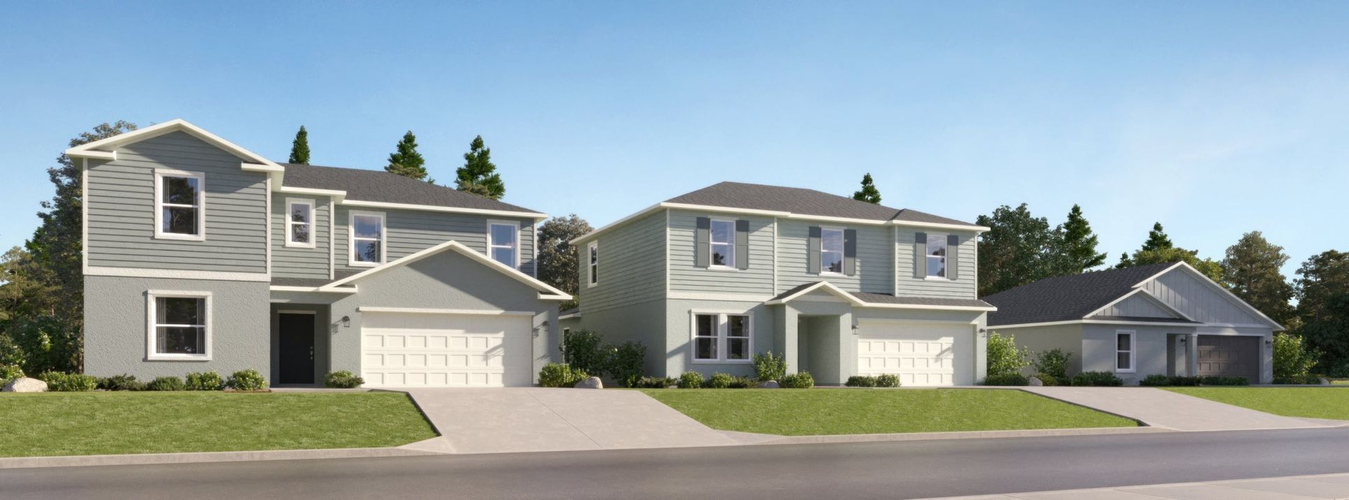 Streetview of South Creek Homes