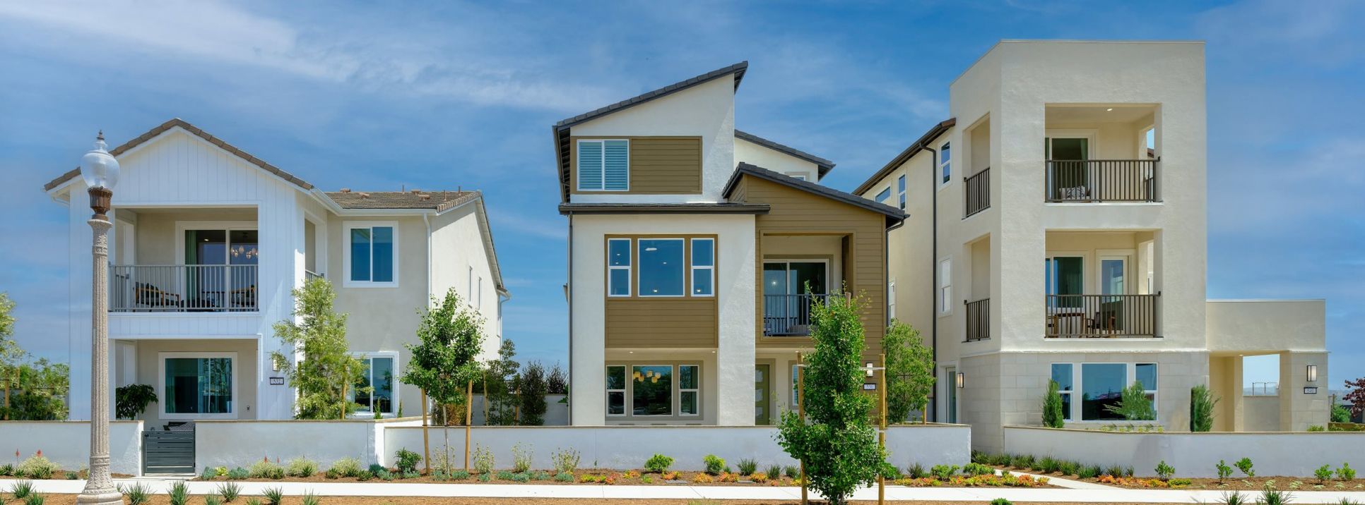Homes in the Estela community