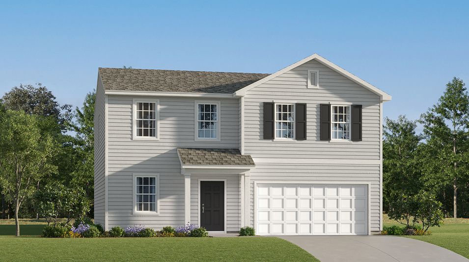 Elevation A - Parker Core N104 Walk Enclave Shannon Woods Richmo