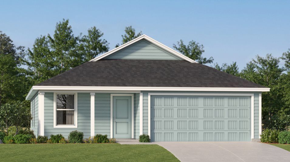 Elevation A - Beckman Exterior Rendering A