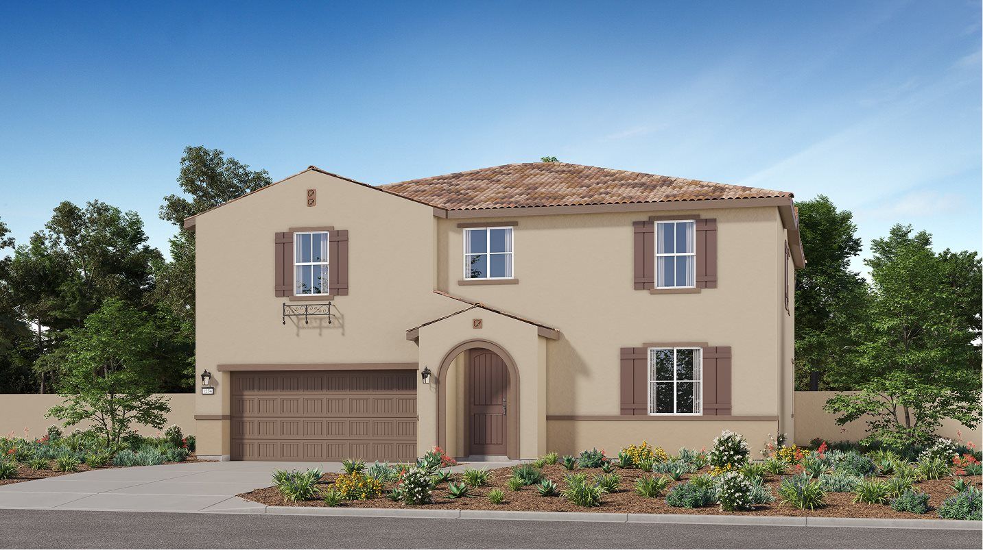 Elevation A - Spanish Colonial