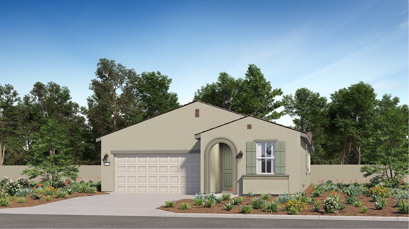 Elevation A - Spanish Colonial home image