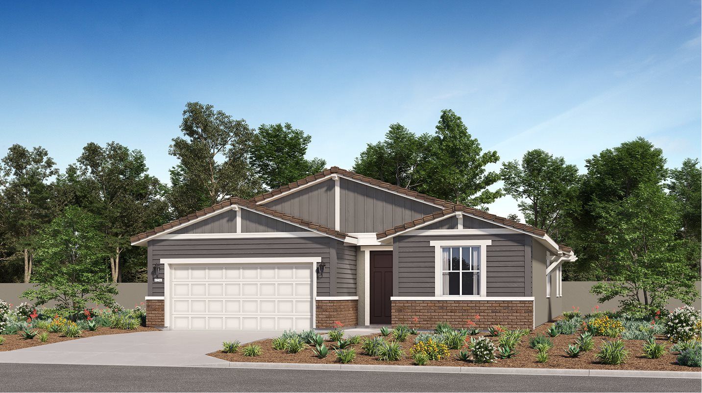 Elevation B - Craftsman home image
