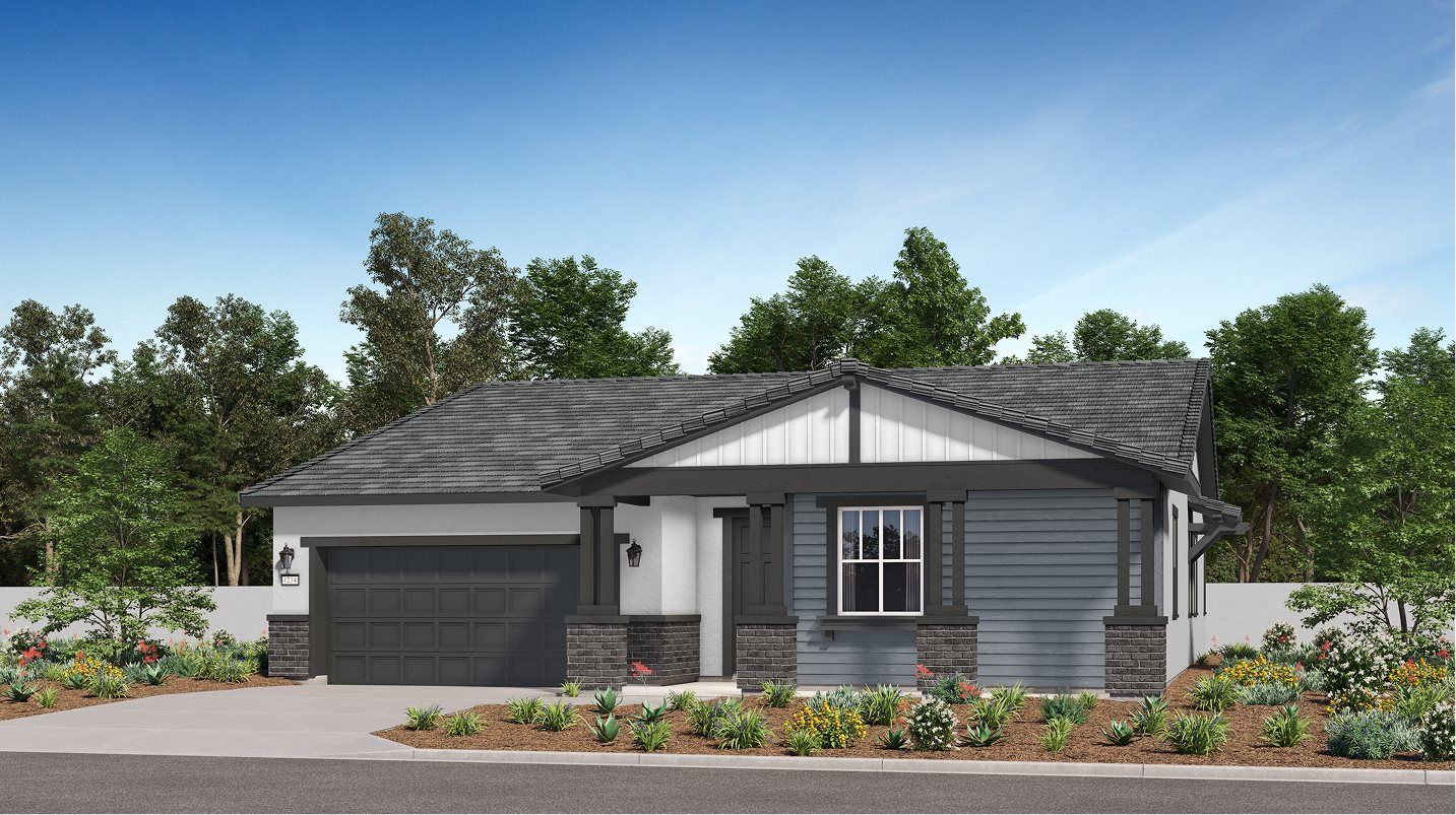 Elevation B - Craftsman home image