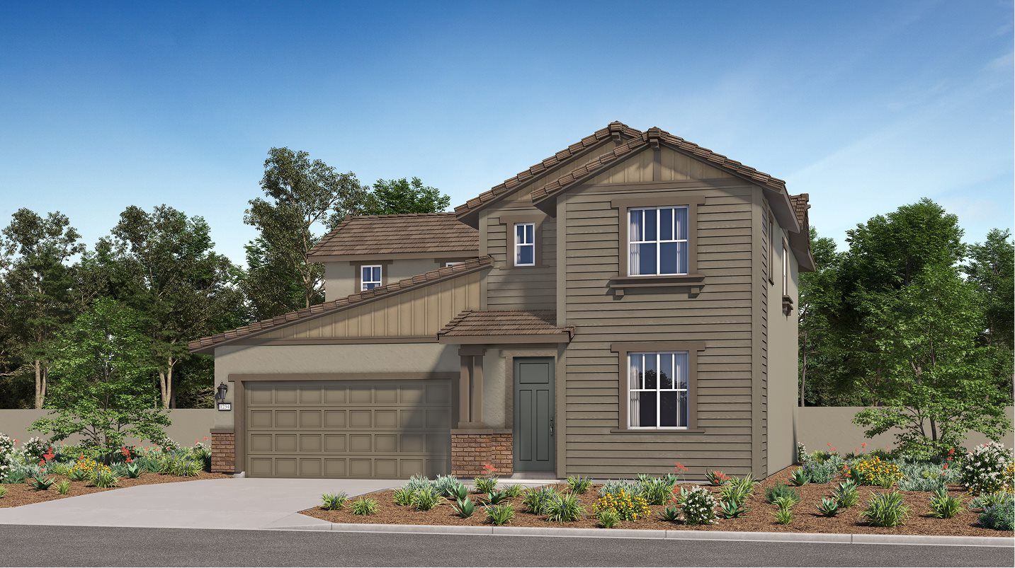 Elevation B - Craftsman home image