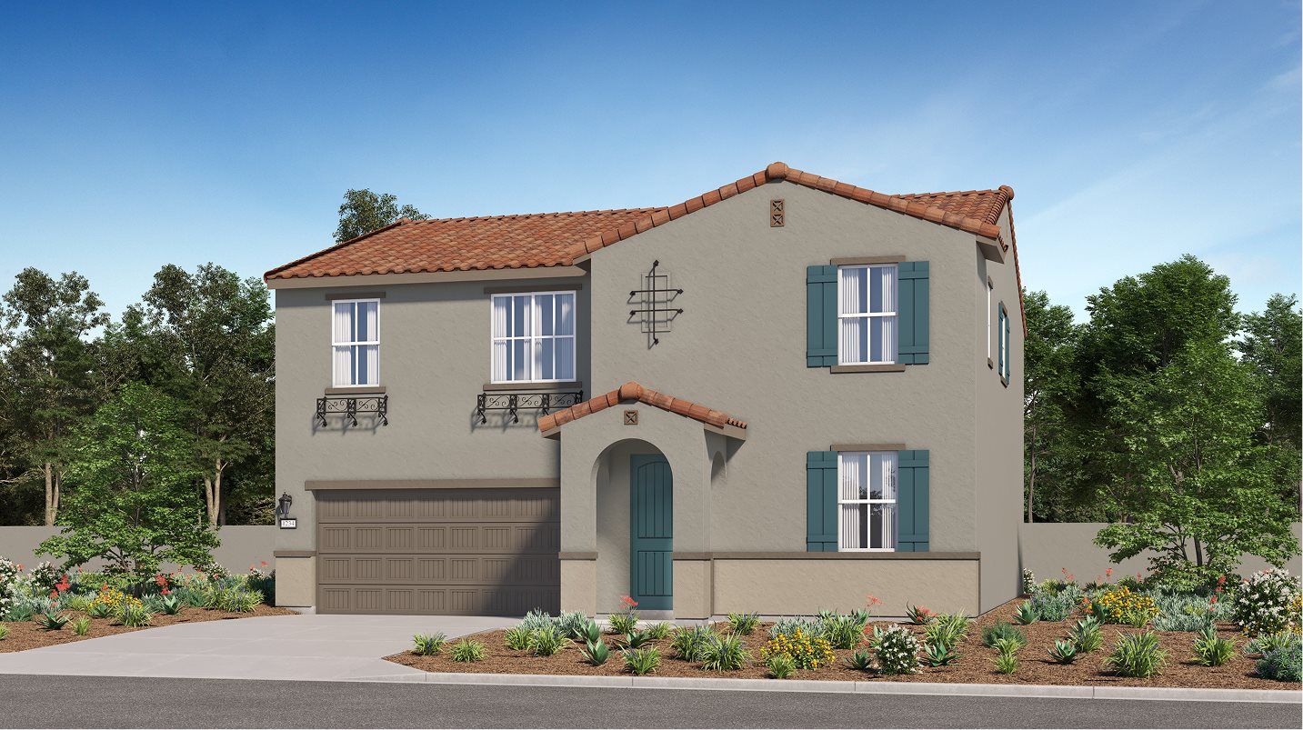 Elevation A - Spanish Colonial home image