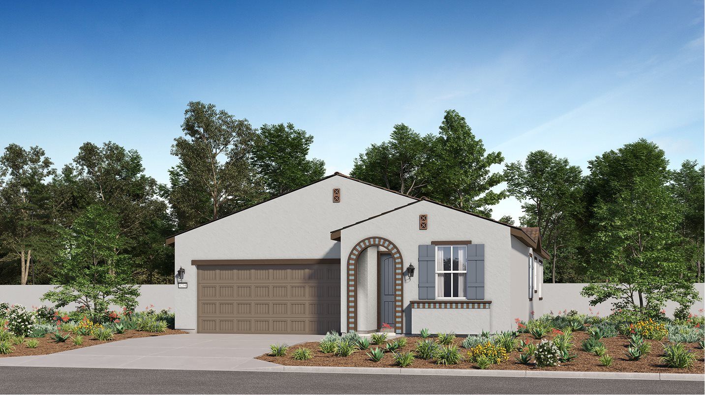 Elevation A - Spanish Colonial home image