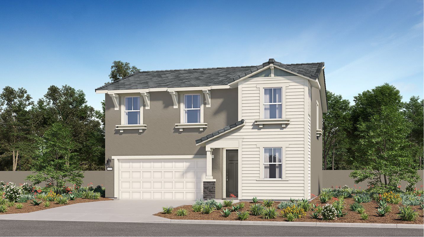 Elevation B - Craftsman home image
