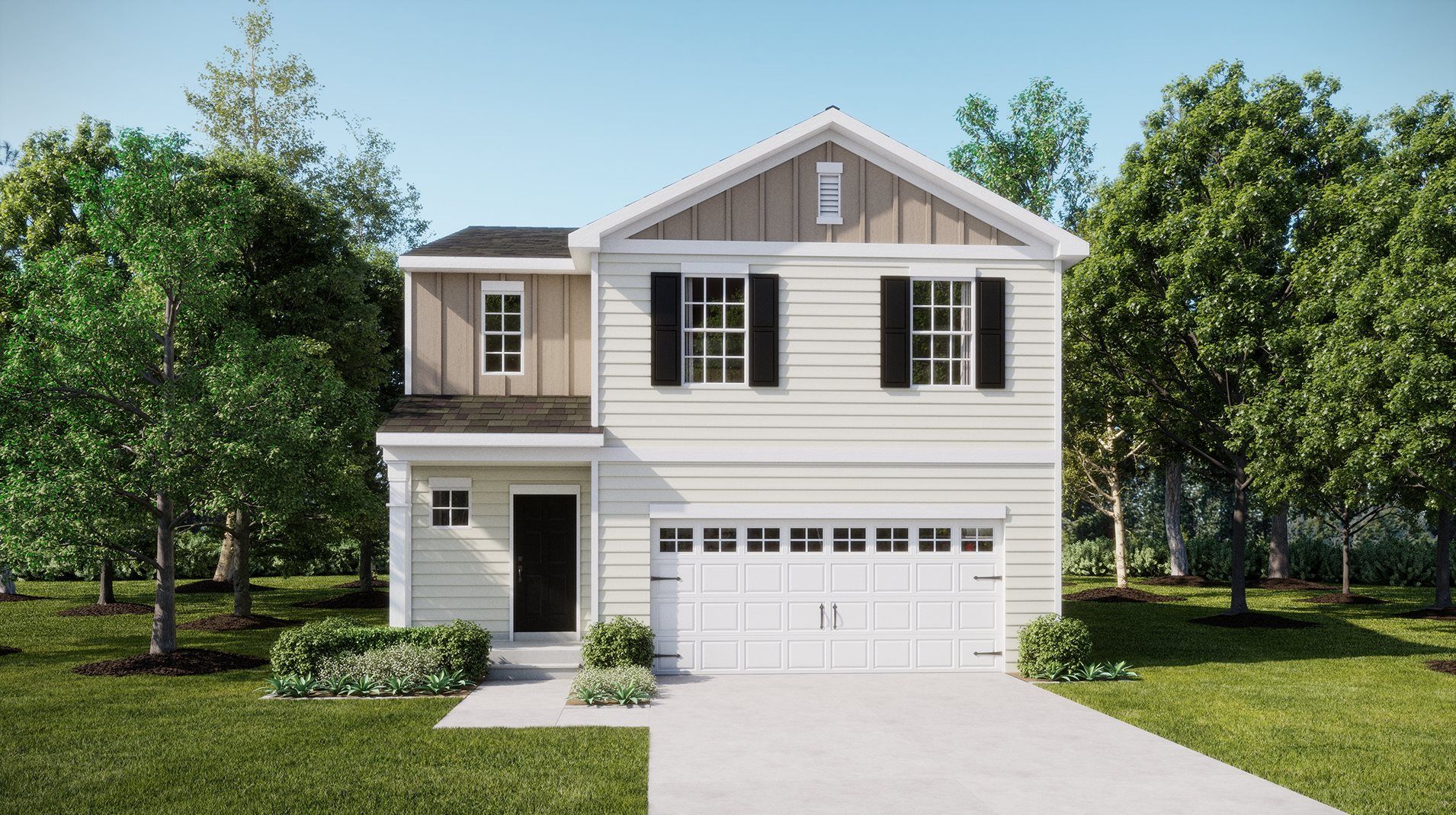 Elevation J - Exterior Rendering J