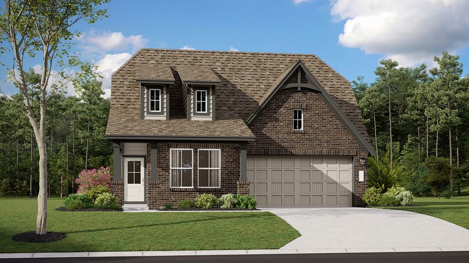 Elevation K - 3030 Claremont Plum Creek Mason K