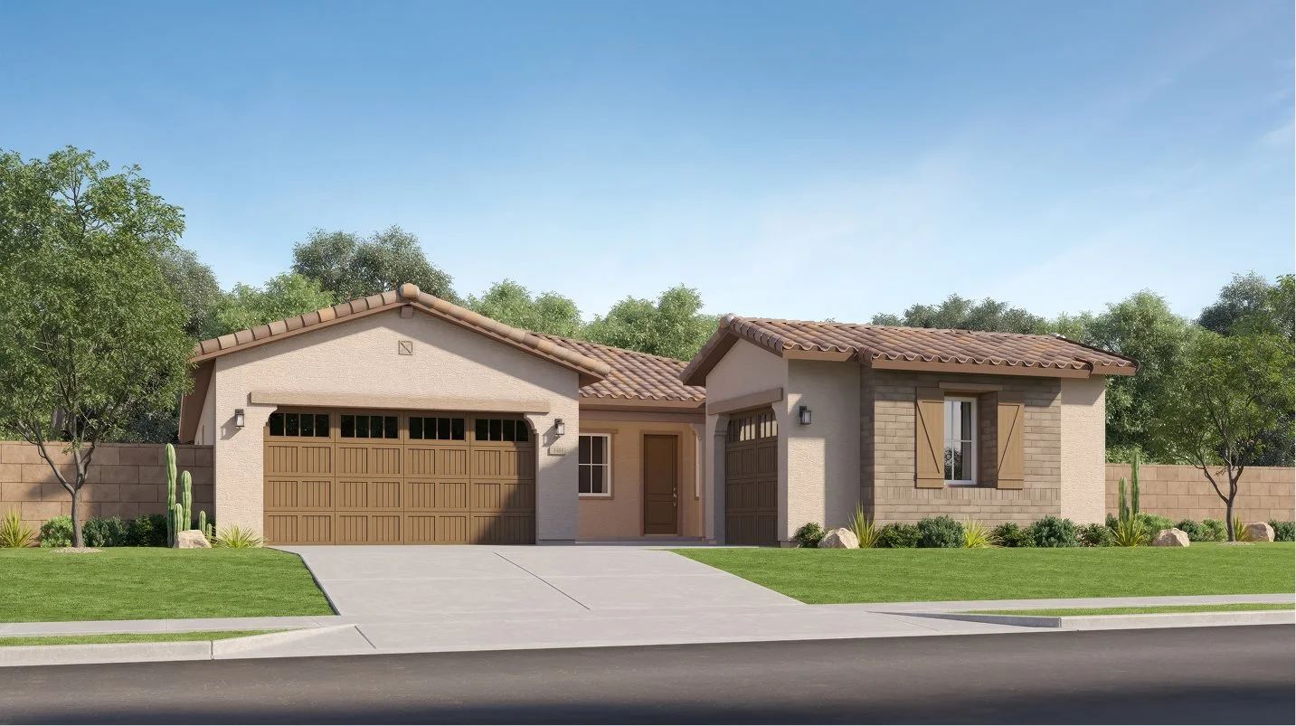 Elevation H - Ranch Hacienda