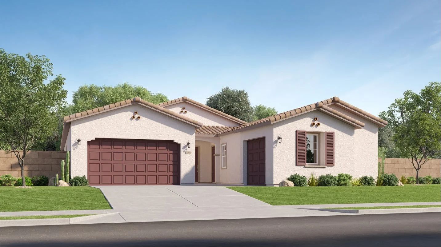 Elevation A - Spanish Colonial home image
