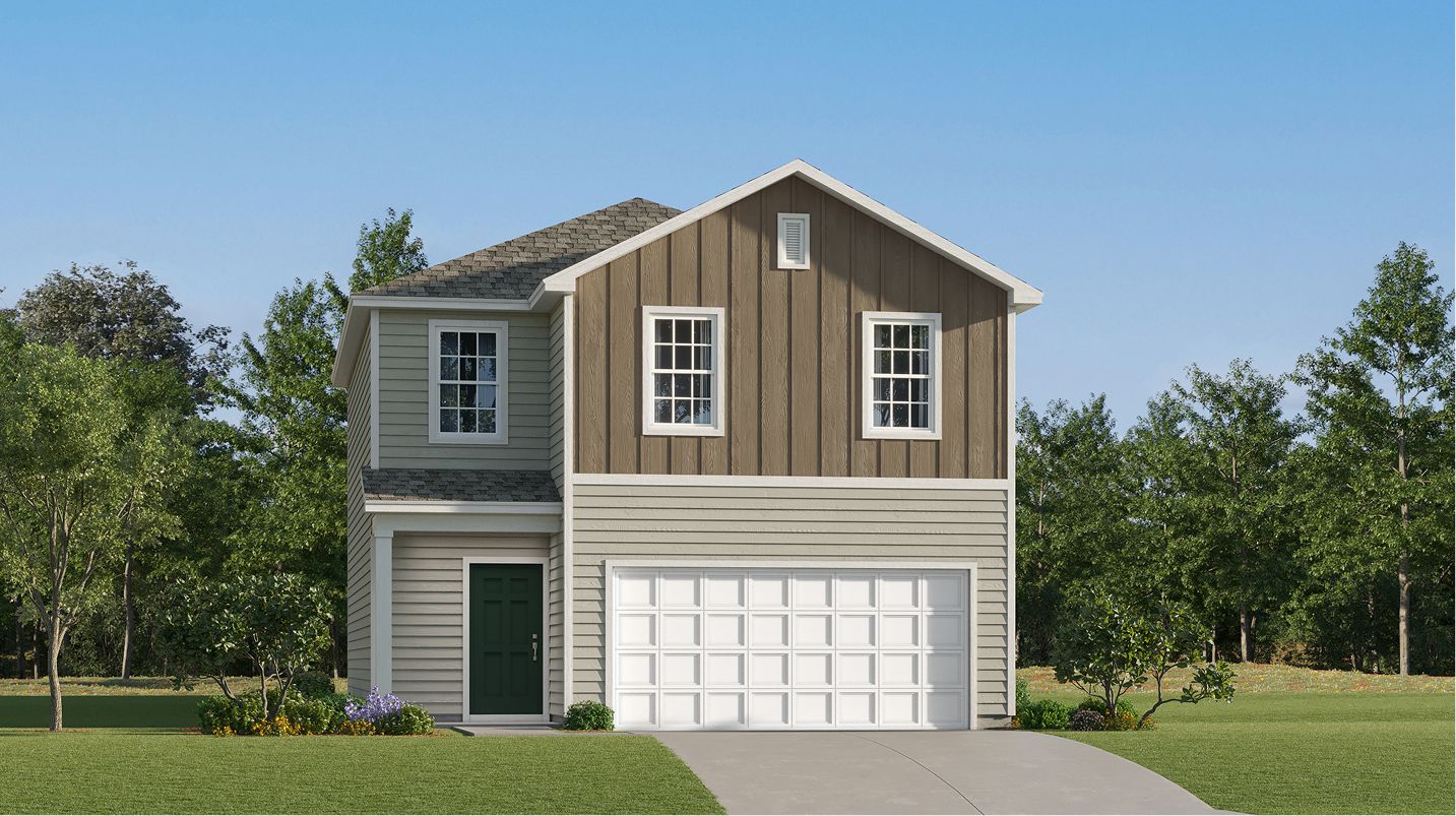 Elevation A - Parker Core K022 Edmund Hill Estates Whitman A 051