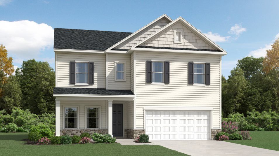 Elevation F - Landrum III Exterior Rendering F