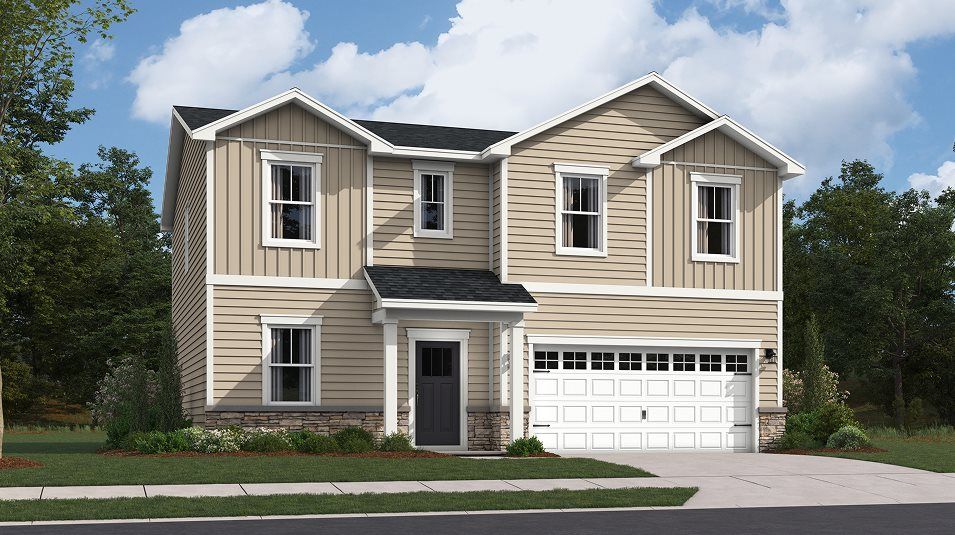 Elevation E6 - Richmond Exterior Rendering Cottage