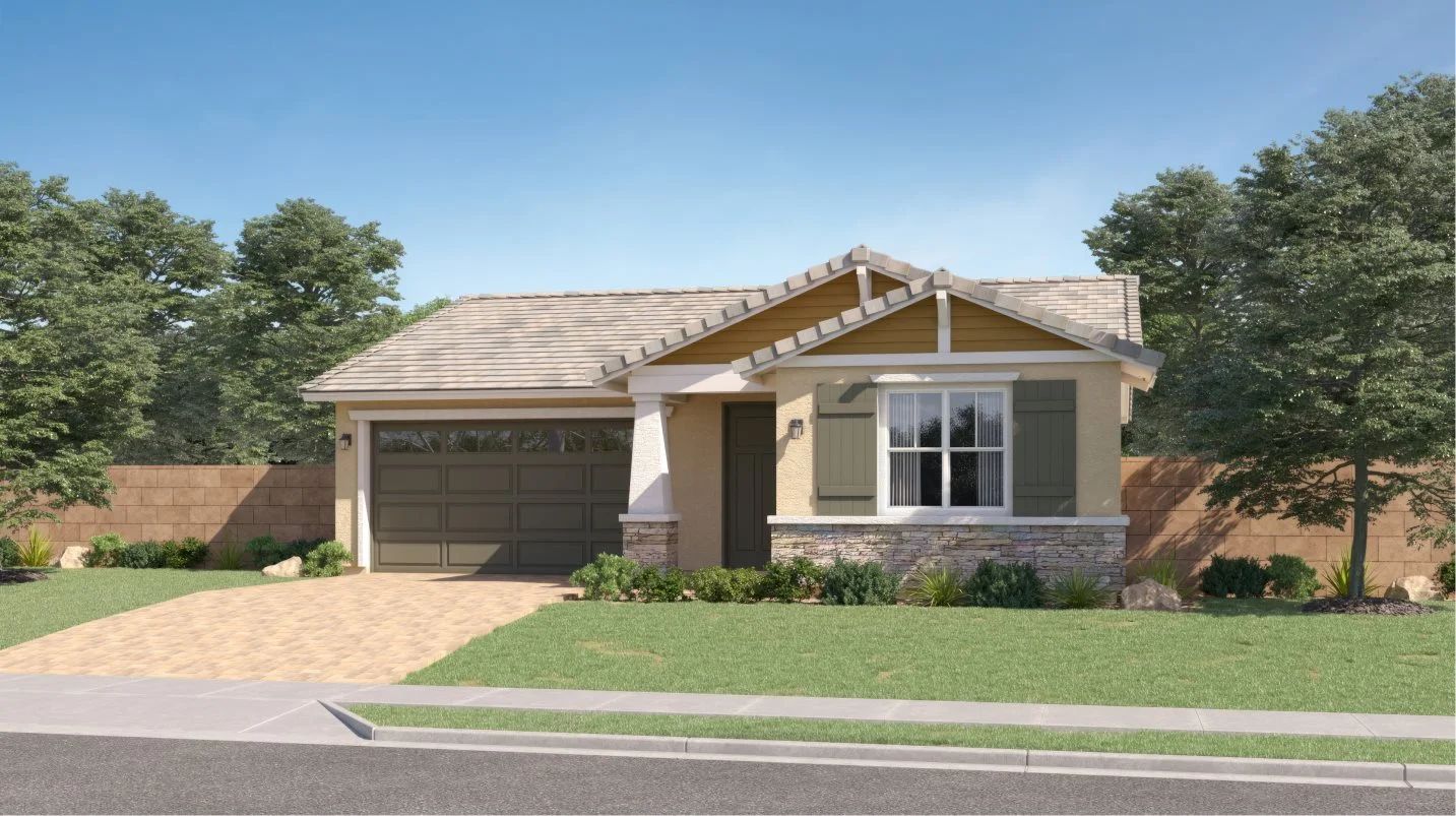 Elevation C - Craftsman home image