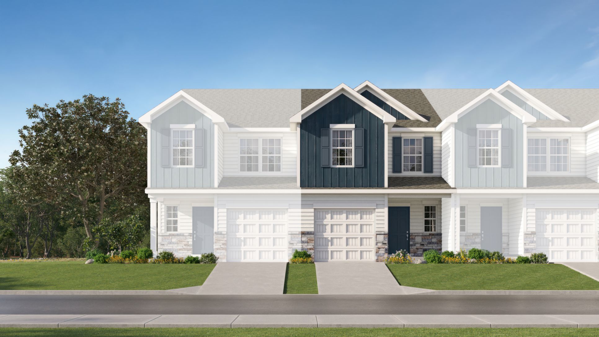 Exterior:Oldfield Timber Townhomes Chestnut B