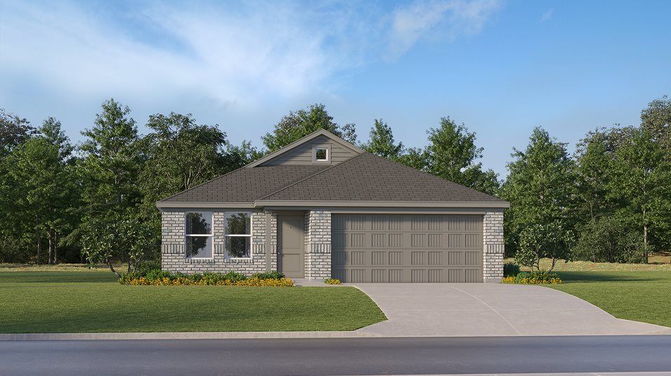 Elevation J - Newlin Exterior