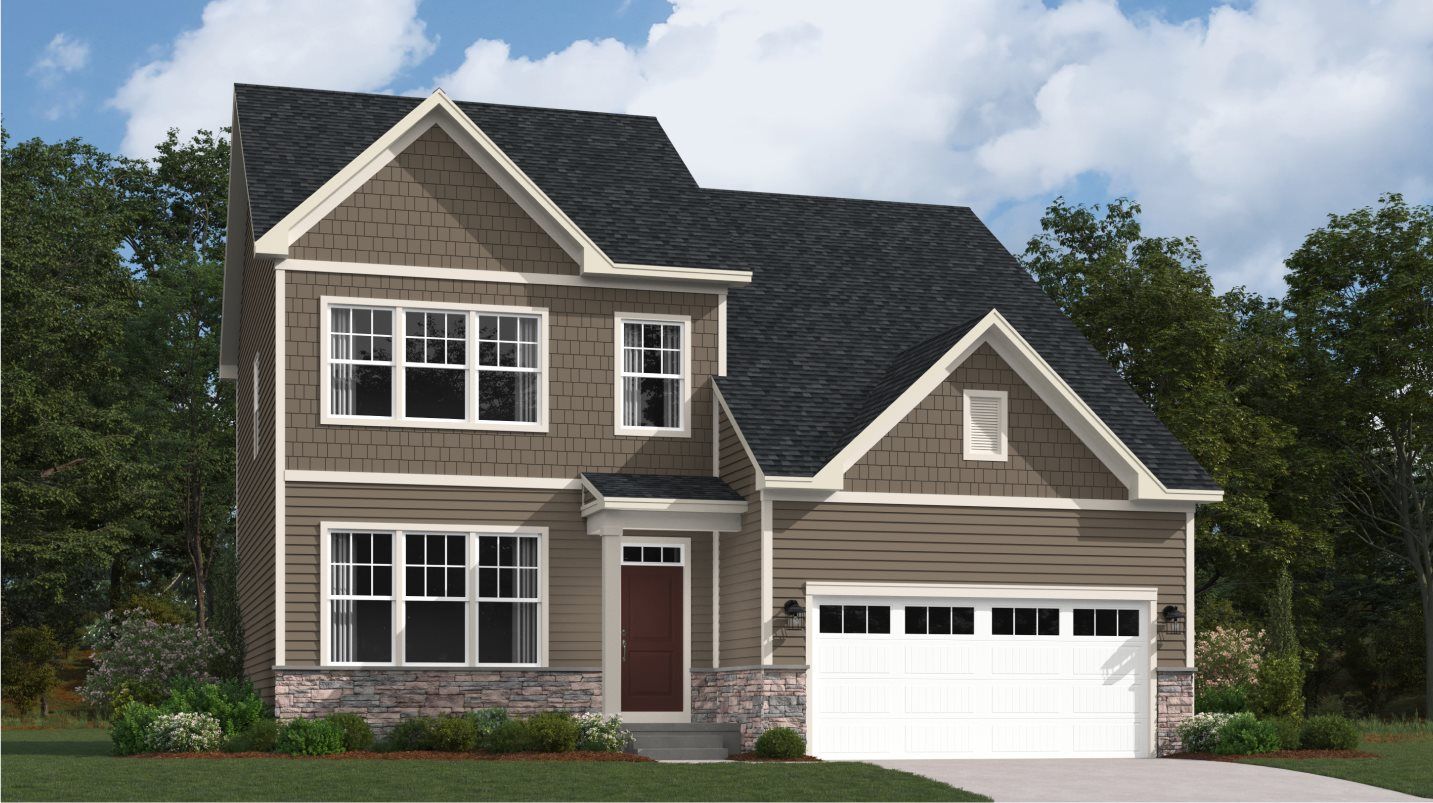 Elevation CWT - Plymouth Exterior Rendering Cottage Stone Watertab