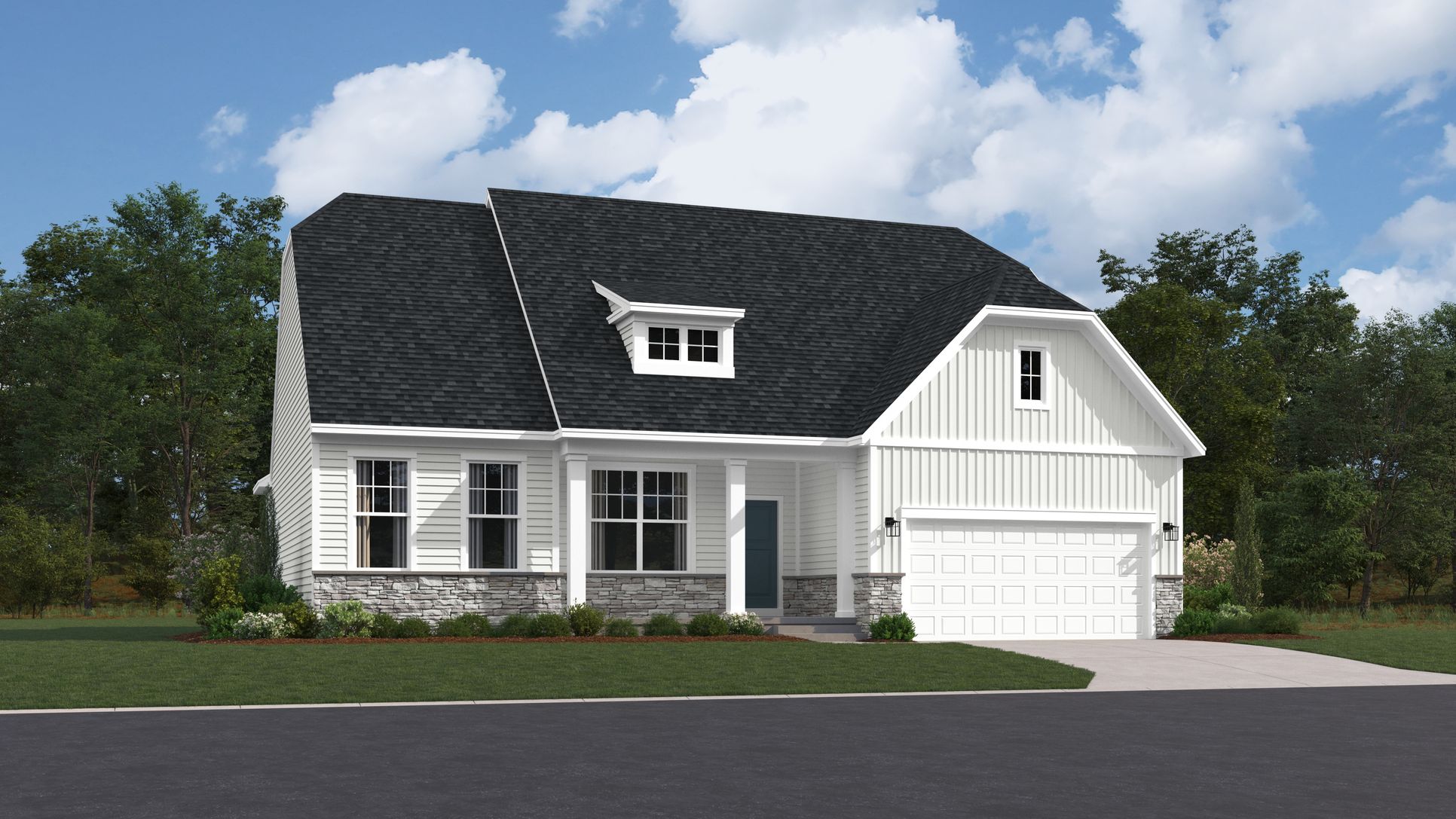 Exterior:Harpers Mill Chesapeake Signature Stone Watertable SWT