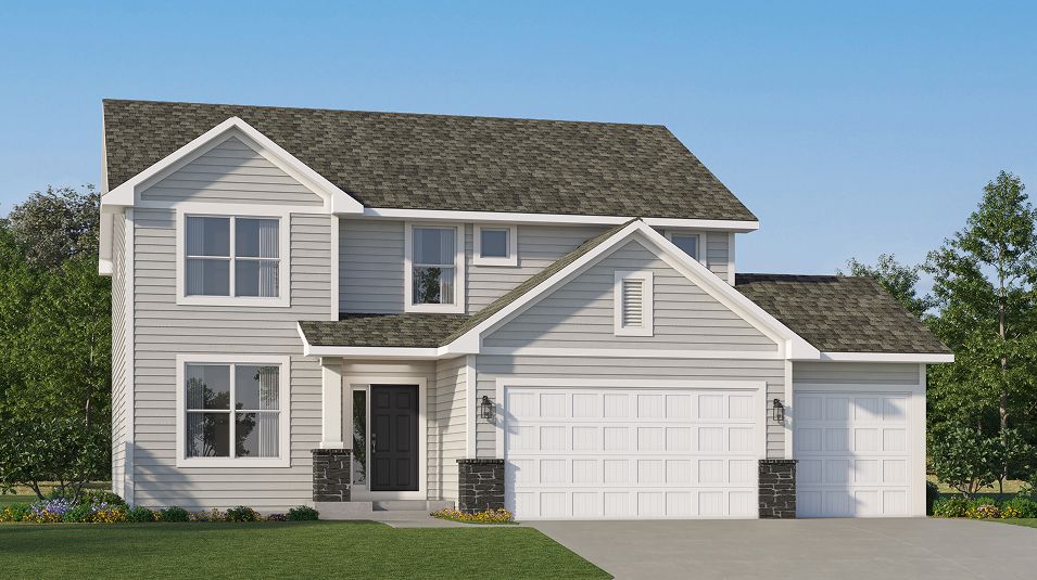 Elevation A3 - E K05 Lewis Group3 Farmhouse A3