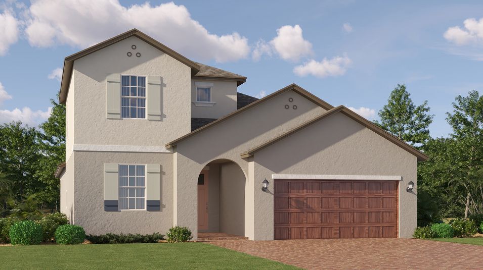 Elevation B - 2396 Manors New Port Corners AA Meridian B