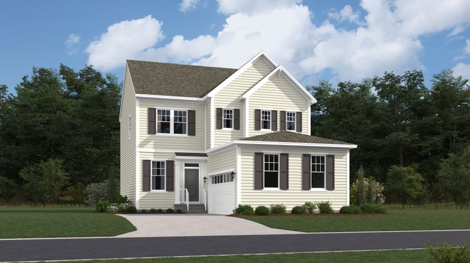 Elevation LSS - Trestle Exterior Rendering Classic Siding