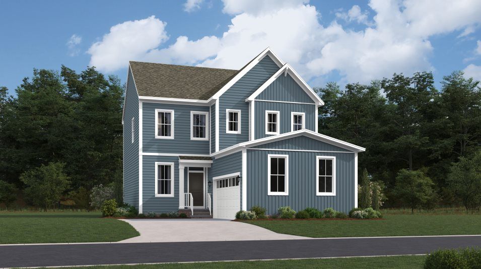 Elevation FMS - Trestle Exterior Rendering Farmhouse Siding