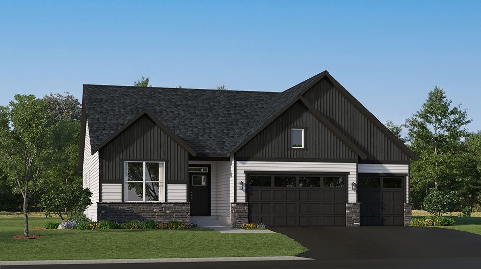 Elevation B3W - Landmark Collection Watermark Clearwater Farmhouse