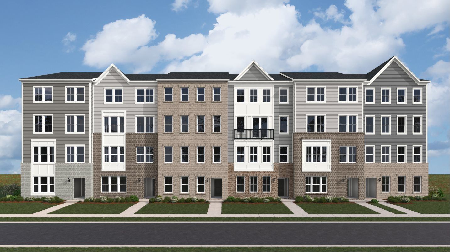 Elevation 3B - Harrington and Wentworth Exterior Rendering