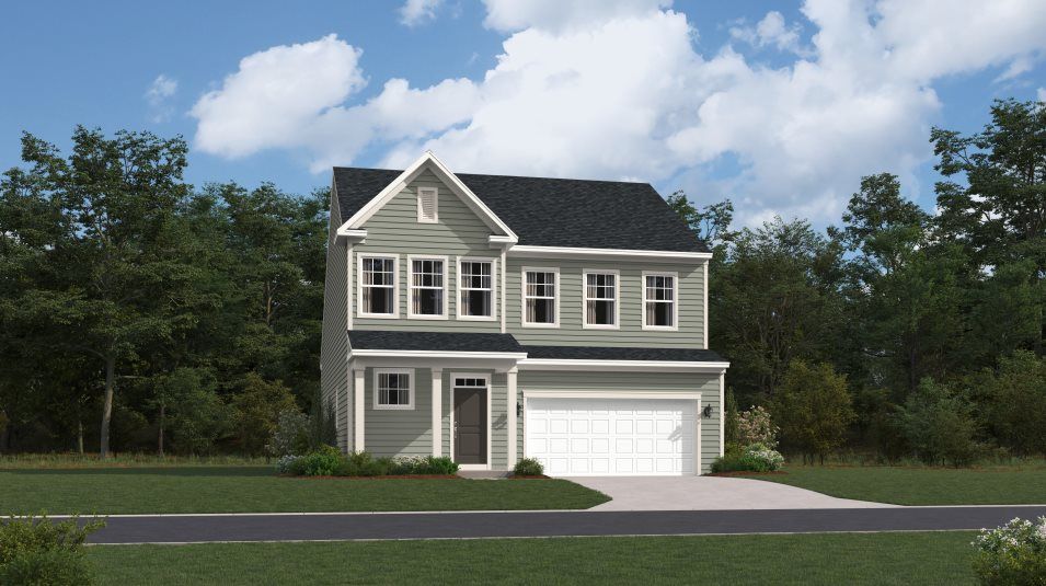Elevation TRS - Laurel Exterior Rendering Traditional Siding