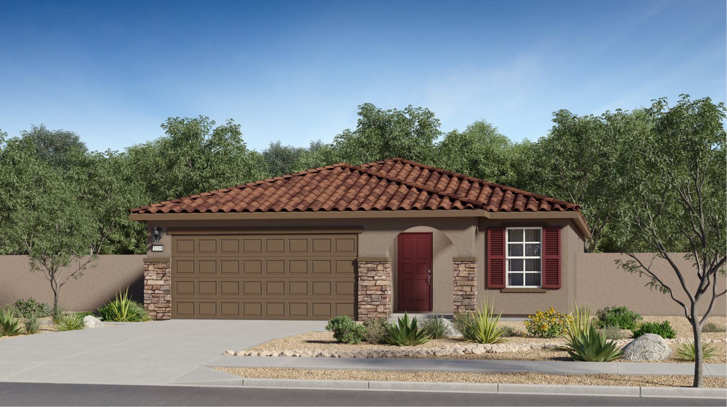 Elevation B - Desert Mediterranean home image