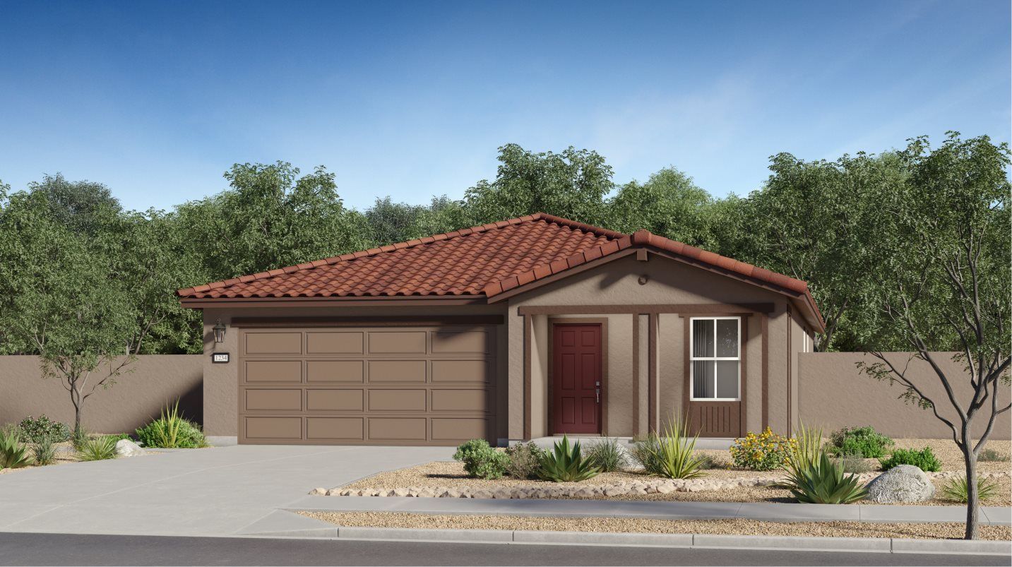 Elevation A - Desert Ranch - A 2-Car home image
