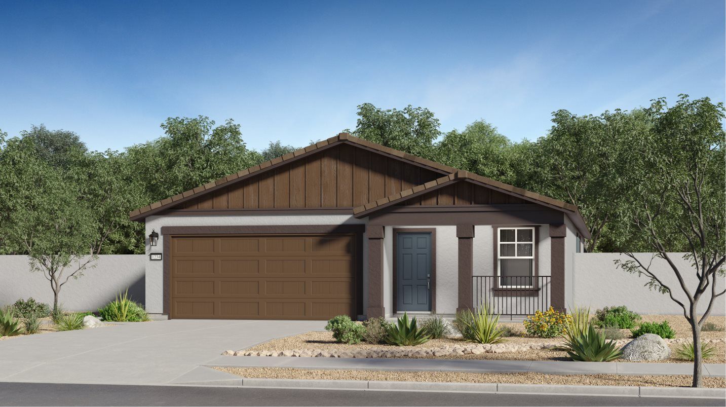 Elevation C - Desert Ranch - C 2-Car home image