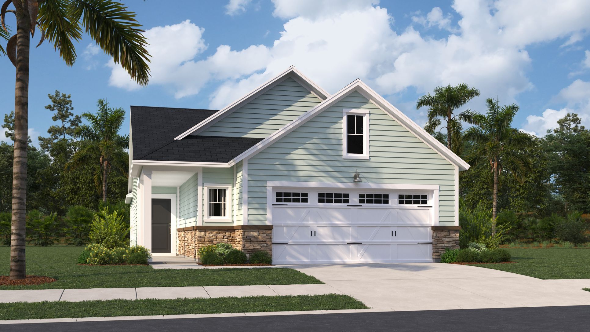 Exterior:Carnes Crossroads Hampton A Gen3 elev DAY