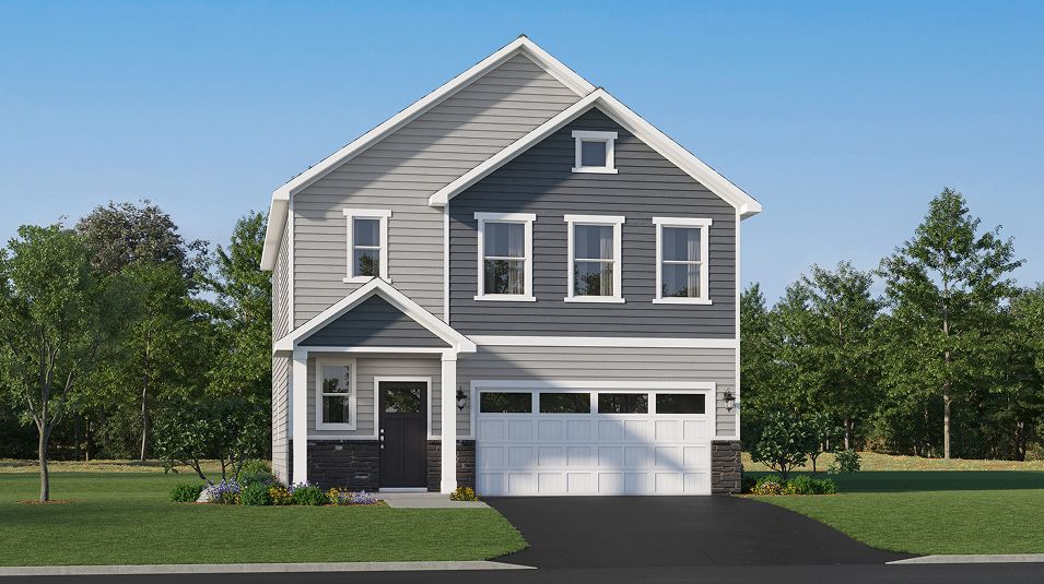 Elevation A2 - E070 Biscayne Farmhouse A2