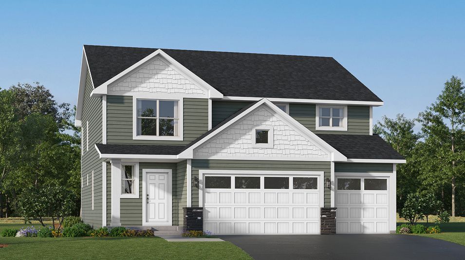 Elevation A3P - K12 F Venture Arbor Bluff Burnham Farmhouse A3 P 0